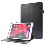 For iPad 10.2 / iPad Pro 10.5 Crazy Horse Texture Horizontal Flip Leather Case with 2-folding Holder & Card Slot(Black)