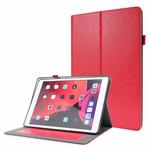 For iPad 10.2 / iPad Pro 10.5 Crazy Horse Texture Horizontal Flip Leather Case with 2-folding Holder & Card Slot(Red)
