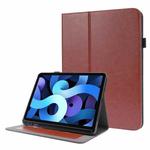 For iPad Pro 11 inch /iPad Air 2022 / 2020 10.9 Crazy Horse Texture Horizontal Flip Leather Case with 2-folding Holder & Card Slot(Brown)