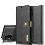 For Samsung Galaxy M51 DG.MING Crazy Horse Texture Flip Detachable Magnetic Leather Case with Holder & Card Slots & Wallet(Black)