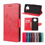 For Xiaomi Mi 10T Lite 5G Butterflies Love Flowers Embossing Horizontal Flip Leather Case with Holder & Card Slots & Wallet(Red)
