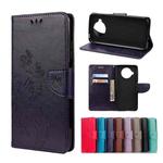 For Xiaomi Mi 10T Lite 5G Butterflies Love Flowers Embossing Horizontal Flip Leather Case with Holder & Card Slots & Wallet(Dark Purple)