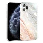 Glossy Marble Pattern TPU Protective Case For iPhone 11 Pro(Orange White)