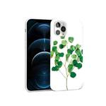 Glossy Plant Pattern TPU Protective Case For iPhone 12 Pro Max(Grass)