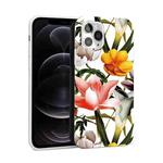Glossy Flower Pattern TPU Protective Case For iPhone 12 / 12 Pro(F2)