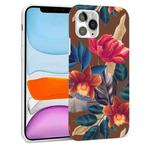 Glossy Flower Pattern TPU Protective Case For iPhone 11(F3)