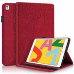 For iPad 10.2 / iPad Pro 10.5 inch Life Tree Series Horizontal Flip Leather Case with Holder & Card Slots & Pen Slot & Sleep / Wake-up Function(Red)