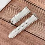 For OPPO Watch 41mm Shell Texture Watch Band(White)