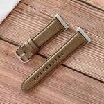 For OPPO Watch 46mm Shell Texture Watch Band(Brown)