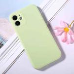 For iPhone 12 mini Magic Cube Frosted Silicone Shockproof Full Coverage Protective Case (Green)