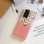 For Huawei P40 Pro Electroplating Stitching Marble Pattern TPU Protective Case(M Line Pattern)