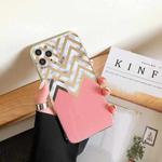Electroplating Stitching Marble Pattern TPU Protective Case For iPhone 12 Mini(M Line Pattern)