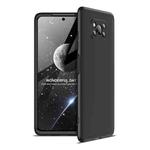 For Xiaomi Poco X3 GKK Three Stage Splicing Full Coverage PC Protective Case(Black)