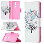 For Nokia 2.4 Colored Drawing Pattern Horizontal Flip Leather Case with Holder & Card Slots & Wallet(Little Tree)