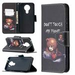 For Nokia 3.4 Colored Drawing Pattern Horizontal Flip Leather Case with Holder & Card Slots & Wallet(Bear)