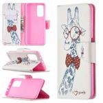 For Xiaomi Mi 10T / 10 Pro 5G Colored Drawing Pattern Horizontal Flip Leather Case with Holder & Card Slots & Wallet(Giraffe)