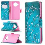 For Xiaomi Mi 10T Lite 5G Colored Drawing Pattern Horizontal Flip Leather Case with Holder & Card Slots & Wallet(Plum Blossom)