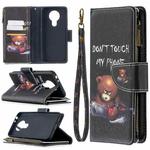 For Nokia 3.4 Colored Drawing Pattern Zipper Horizontal Flip Leather Case with Holder & Card Slots & Wallet(Bear)