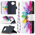 For Xiaomi Mi 10T Lite 5G Colored Drawing Pattern Zipper Horizontal Flip Leather Case with Holder & Card Slots & Wallet(Sun Flower)