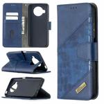 For Xiaomi Mi 10T Lite 5G Matching Color Crocodile Texture Horizontal Flip PU Leather Case with Wallet & Holder & Card Slots(Blue)