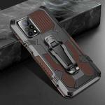 For Xiaomi Mi 10T 5G / 10T Pro 5G Armor Warrior Shockproof PC + TPU Protective Case(Coffee)