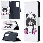 For Xiaomi Mi 10T / 10 Pro 5G Colored Drawing Pattern Horizontal Flip Leather Case with Holder & Card Slots & Wallet(Panda)