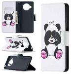 For Xiaomi Mi 10T Lite 5G Colored Drawing Pattern Horizontal Flip Leather Case with Holder & Card Slots & Wallet(Panda)