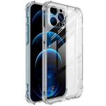 For iPhone 12 Pro IMAK All Coverage Shockproof Airbag TPU Case (Transparent)