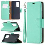 For Xiaomi Mi 10T 5G Litchi Texture Pure Color Horizontal Flip Leather Case with Holder & Card Slots & Wallet & Lanyard(Green)