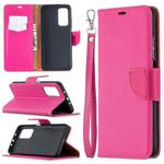 For Xiaomi Mi 10T 5G Litchi Texture Pure Color Horizontal Flip Leather Case with Holder & Card Slots & Wallet & Lanyard(Rose Red)