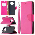 For Xiaomi Mi 10T Lite 5G Litchi Texture Pure Color Horizontal Flip Leather Case with Holder & Card Slots & Wallet & Lanyard(Rose Red)