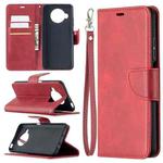 For Xiaomi Mi 10T Lite 5G Retro Lambskin Texture Pure Color Horizontal Flip PU Leather Case with Holder & Card Slots & Wallet & Lanyard(Red)