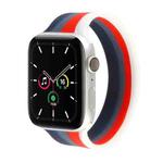 Rainbow Silicone Watchband For Apple Watch Series 7 45mm / 6 & SE & 5 & 4 44mm / 3 & 2 & 1 42mm, Length: M 145mm(9)