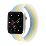 Rainbow Silicone Watchband For Apple Watch Series 7 45mm / 6 & SE & 5 & 4 44mm / 3 & 2 & 1 42mm, Length: M 145mm(12)