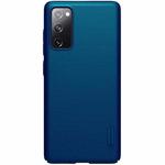 For Samsung Galaxy S20 FE NILLKIN Frosted Concave-convex Texture PC Protective Case(Peacock Blue)