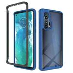 For Motorola Moto Edge Plus Starry Sky Solid Color Series Shockproof PC + TPU Protective Case(Royal Blue)