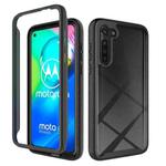 For Motorola Moto G8 Power (EU Version) Starry Sky Solid Color Series Shockproof PC + TPU Protective Case(Black)