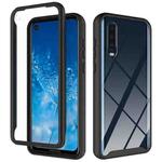 For Motorola Moto G8 Starry Sky Solid Color Series Shockproof PC + TPU Protective Case(Black)