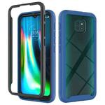 For Motorola Moto G9 Play Starry Sky Solid Color Series Shockproof PC + TPU Protective Case(Royal Blue)