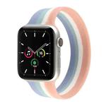Rainbow Silicone Watch Band For Apple Watch Series 7 41mm / 6 & SE & 5 & 4 40mm / 3 & 2 & 1 38mm, Length: S 120mm(13)