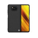 For Xiaomi Mi Poco X3 / NFC NILLKIN Shockproof TPU + PC Textured Protective Case(Black)