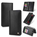 POLA Universal Dual Phone Horizontal Flip Leather Case with Card Slots & Wallet(Black)