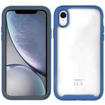 For iPhone XR Starry Sky Solid Color Series Shockproof PC + TPU Protective Case(Royal Blue)