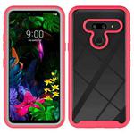 For LG G8 ThinQ Starry Sky Solid Color Series Shockproof PC + TPU Protective Case(Red)
