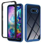 For LG V50S ThinQ 5G / G8X ThinQ Starry Sky Solid Color Series Shockproof PC + TPU Protective Case(Royal Blue)