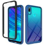 For Huawei Y7 (2019) Starry Sky Solid Color Series Shockproof PC + TPU Protective Case(Royal Blue)