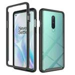 For OnePlus 8 Starry Sky Solid Color Series Shockproof PC + TPU Protective Case(Black)