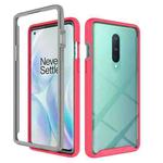 For OnePlus 8 Starry Sky Solid Color Series Shockproof PC + TPU Protective Case(Red)