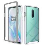 For OnePlus 8 Starry Sky Solid Color Series Shockproof PC + TPU Protective Case(White)