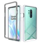 For OnePlus 8 Pro Starry Sky Solid Color Series Shockproof PC + TPU Protective Case(White)